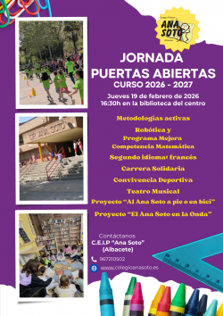 JORNADA DE PUERTAS ABIERTAS ADMISIÓN 2026-2027